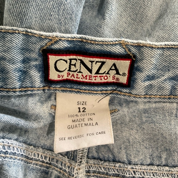 Vintage Cenza by Palmetto’s denim shorts size 12 - Picture 3 of 3